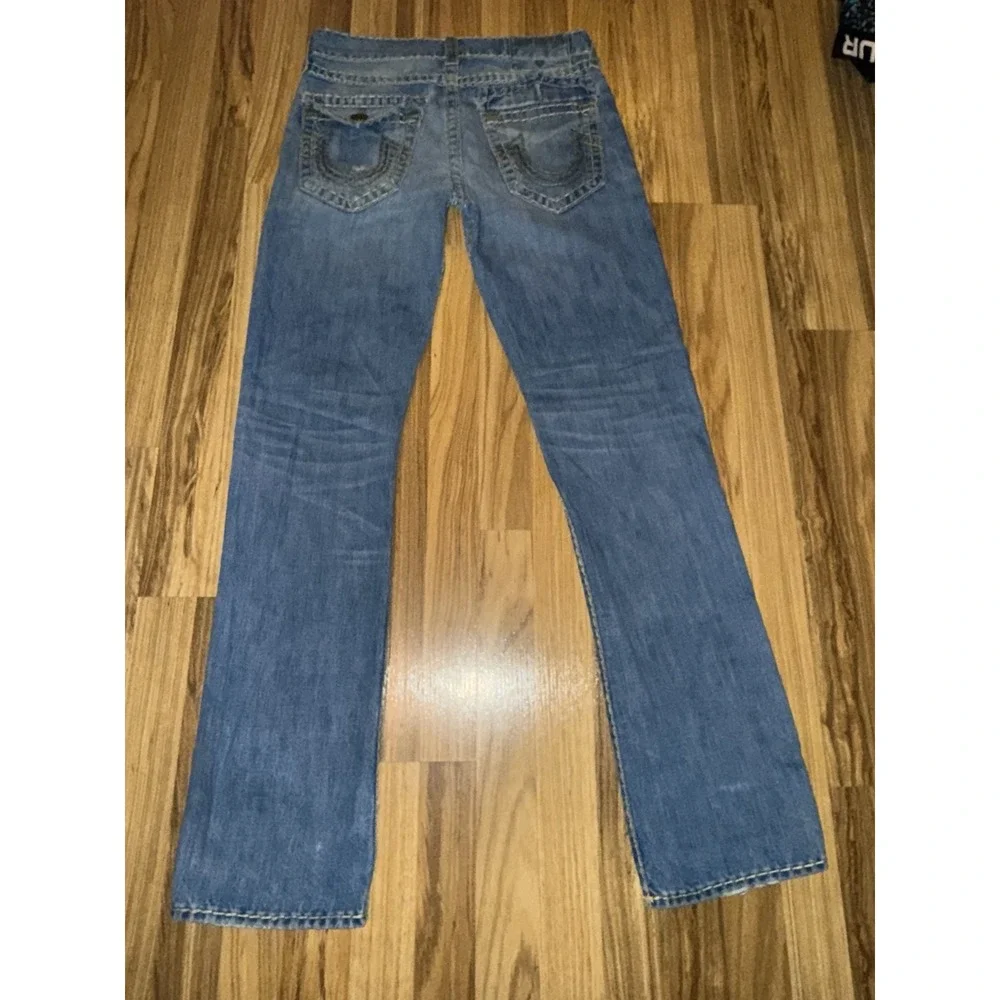 Vintage Y2K Tru Religion‎ Men's 30 x 34 Jeans Denim Pants Blue  USA